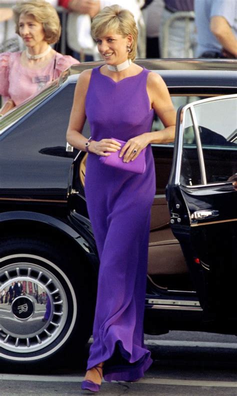 lady diana abiti versace|versace purple suit.